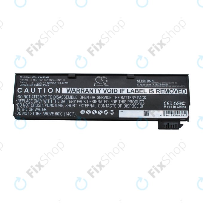 Батерия за Lenovo ThinkPad X240, X250, X260, S440, T440, T550, T560, 4400mAh, Li-Ion, 11.1V, 45N1132, HQ