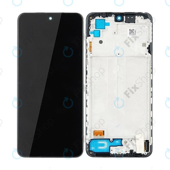 дисплей за Xiaomi Redmi Note 10, Тъчскрийн и рамка, Onyx Grey, 5600020K7A00, Genuine Service Pack