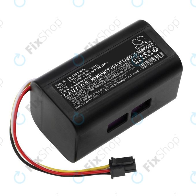 Батерия за Samsung PowerBot-E, Eureka i5, Midea i5, i9, 3400mAh, Li-Ion, 14.8V, BP14435A, HQ