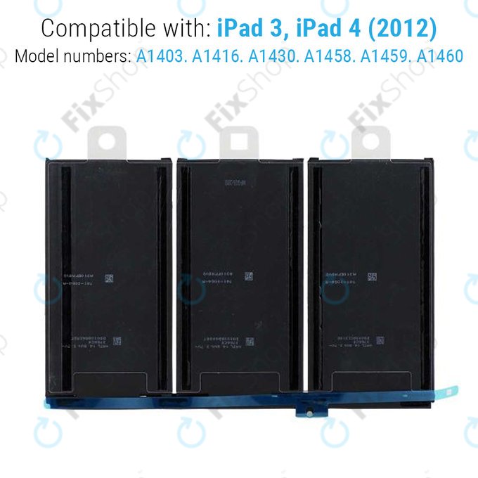 Батерия за iPad 3, iPad 4, 11560mAh