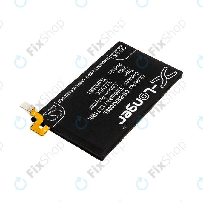 Батерия за Blackberry BBF 100, 3300mAh, Li-Pol, 3.85V, TLp035B1, HQ