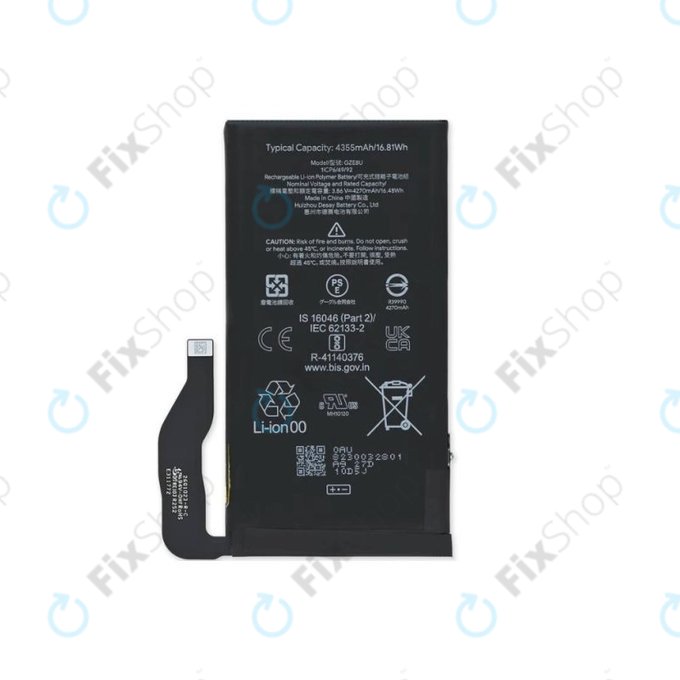 Батерия за Google Pixel 7 GVU6C, GQML3, 4355mAh - G949-00338-01, Genuine Service Pack