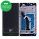 дисплей за Huawei P9 lite, Тъчскрийн и рамка, черен, Black, TFT