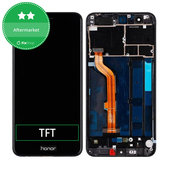 дисплей за Huawei Honor 8, Тъчскрийн и рамка, Midnight Black, TFT