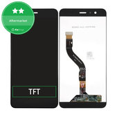 дисплей за Huawei P10 lite, Тъчскрийн без рамка, Graphite Black, TFT
