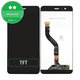 дисплей за Huawei P10 lite, Тъчскрийн без рамка, Graphite Black, TFT