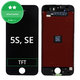 Дисплей за iPhone 5S, SE, Black, Тъчскрийн с рамка