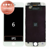 Дисплей за iPhone 6, White, Тъчскрийн с рамка, Refurbished