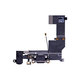 Конектор за зареждане с микрофон и жак конектор PCB за iPhone 5S, черен, Black