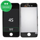 Дисплей за iPhone 4S, Black, Тъчскрийн с рамка