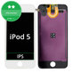 LCD дисплей за iPod Touch (5th Gen, 6th Gen, 7th Gen), White, Тъчскрийн с рамка