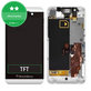 дисплей за Blackberry Z10 3G, Тъчскрийн и рамка, бял, White, TFT