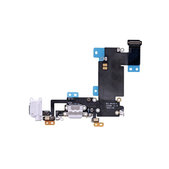 Конектор за зареждане с гъвкав кабел за iPhone 6S Plus, бял, White