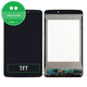 LCD дисплей за LG G Pad V500, Тъчскрийн без рамка, черен, Black, TFT