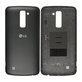 Капак на батерията за LG K10 K420N, черен, Black, ACQ89015001, Genuine Service Pack