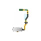Начален бутон с гъвкав кабел за Samsung S7 G930F, бял, White, GH96-09789D, Genuine Service Pack