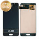 дисплей OLED за Samsung A5 A510F (2016), Тъчскрийн без рамка, GH97-18250B, черен, Black, Genuine Service Pack