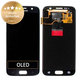 Дисплей за Samsung S7 G930F, Black, Тъчскрийн без рамка, GH97-18523A, GH97-18761A, GH97-18757A Genuine Service Pack