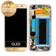 дисплей за Samsung S7 Edge G935F, Тъчскрийн и рамка, Злато, Gold, GH97-18533C, GH97-18594C, GH97-18767C, Genuine Service Pack