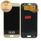 дисплей OLED за Samsung A5 A520F (2017), Тъчскрийн без рамка, GH97-19733B, GH97-20135B, Gold Sand, Genuine Service Pack