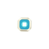 Обектива на задната камера за Samsung A3 A310F (2016), Gold, Genuine Service Pack