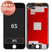 Дисплей за iPhone 6S, Black, Тъчскрийн с рамка, Refurbished