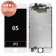 Дисплей за iPhone 6S, White, Тъчскрийн с рамка, Refurbished