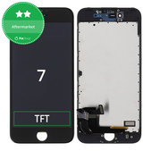 Дисплей за iPhone 7, Black, Тъчскрийн с рамка