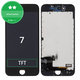 Дисплей за iPhone 7, Black, Тъчскрийн с рамка