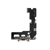 Конектор за зареждане с гъвкав кабел за iPhone 7 Plus, черен, Black
