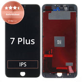 Дисплей за iPhone 7 Plus, Black, Тъчскрийн с рамка, Refurbished