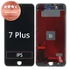 Дисплей за iPhone 7 Plus, Black, Тъчскрийн с рамка, Refurbished