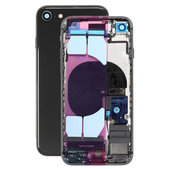 Заден калъф със малки части за iPhone 8, Space Gray