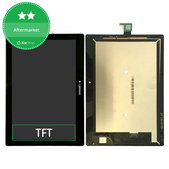 LCD дисплей за Lenovo TAB 2 A10-30 TB2-X30F, Тъчскрийн без рамка, черен, Black, TFT