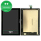 LCD дисплей за Lenovo TAB 2 A10-30 TB2-X30F, Тъчскрийн без рамка, черен, Black, TFT