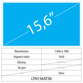 Lenovo IdeaPad Lenovo IdeaPad B50-45 LCD Slim Glossy 30 pin HD, 15.6