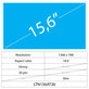 LCD Slim Glossy 30 pin HD, 15.6