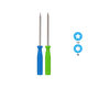 Отвертки Pentalobe PL4 + Torx T5 (MacBook), Simple Screwdrivers