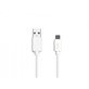 Кабел Micro-USB / USB, 1m, Бял, White, SBS