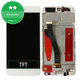 дисплей за Huawei P10, Тъчскрийн и рамка, бял, White, TFT
