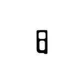 Рамка на обектива на светкавицата за Samsung Note 8 N950FD, GH64-06508A, Genuine Service Pack