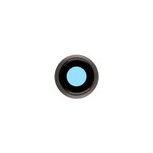 Стъкло за обектив на камерата с рамка за iPhone 8, SE (2020), SE (2022), Space Gray, черно