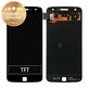 дисплей за Motorola Moto Z Play XT1635-02, Тъчскрийн без рамка, GH97-01019104003W, черен, Black, Genuine Service Pack
