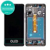 дисплей OLED за Huawei Mate 10 Pro, Тъчскрийн и рамка, Titanium Grey