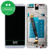 дисплей за Huawei Mate 10 Lite, Тъчскрийн и рамка, бял, White, TFT