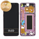 дисплей за Samsung S9 G960F, Тъчскрийн и рамка, Lilac Purple, GH97-21696B, GH97-21697B, Genuine Service Pack