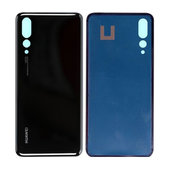Капак на батерията за Huawei P20 Pro CLT-L29, CLT-L09, черен, Black
