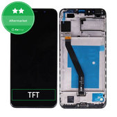дисплей за Huawei Y6 Prime (2018), Тъчскрийн и рамка, черен, Black, TFT