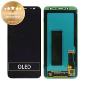 дисплей OLED за Samsung J6 J600F, Тъчскрийн без рамка, GH97-21931A, GH97-22048A, Genuine Service Pack