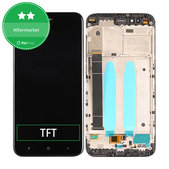 дисплей за Xiaomi Mi A1 (Mi 5X), Тъчскрийн и рамка, черен, Black, TFT